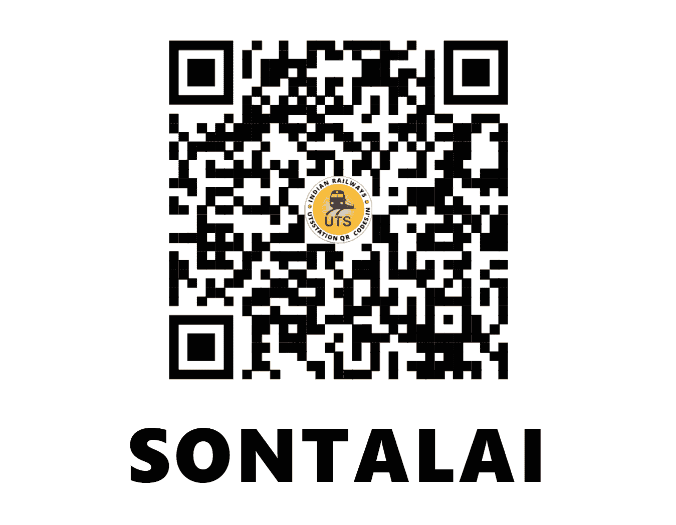 UTS QR Code for SONTALAI - SQL - WC (MADHYA PRADESH)
